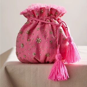 Free People Seasons Sparkle Mini Gift Sack